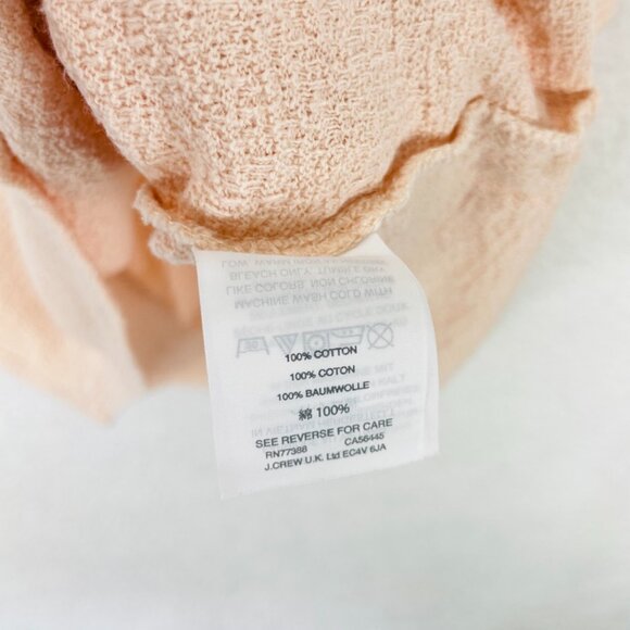 Madewell Ingrid Dolman Flutter Sleeve Top Women’s Size XS Blush Pink Cotton - Picture 6 of 7